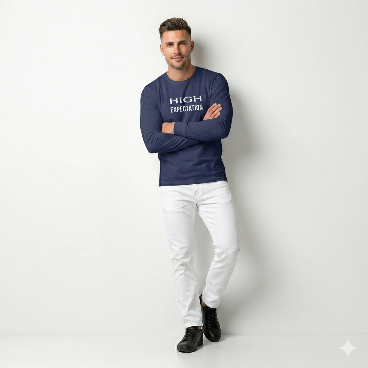 navy-blue Standard T-shirt