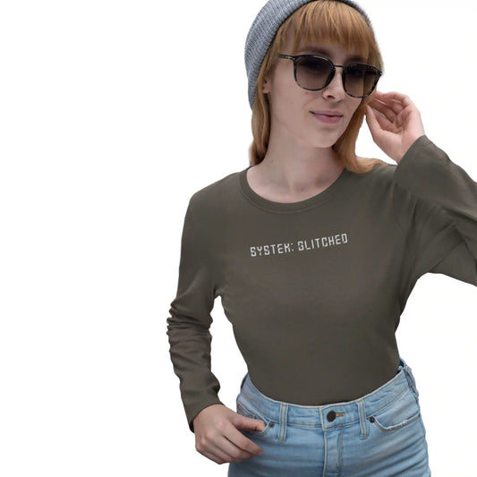 Olive Glitch T-shirt