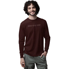 Burgundy Check T-shirt